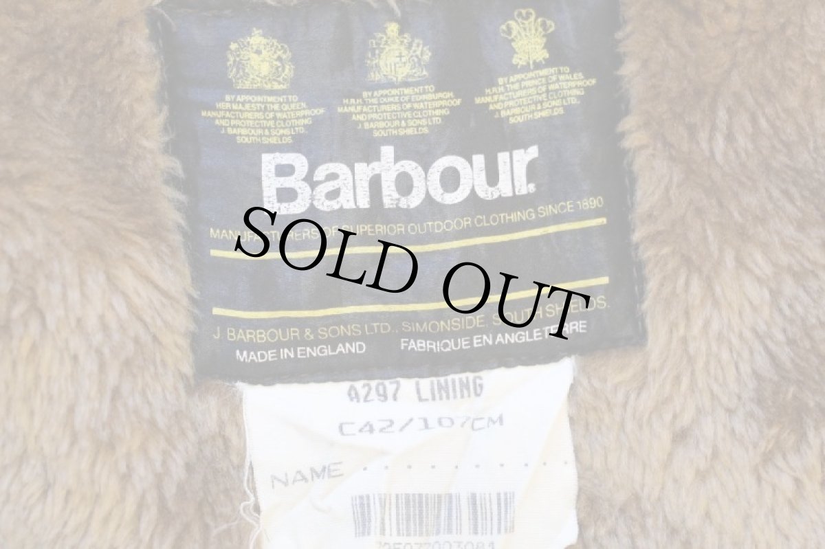 画像4: 90s 英国製 Barbourバブアー A297 パイルライナー ボア ベスト ブラウン C42★47 (4)