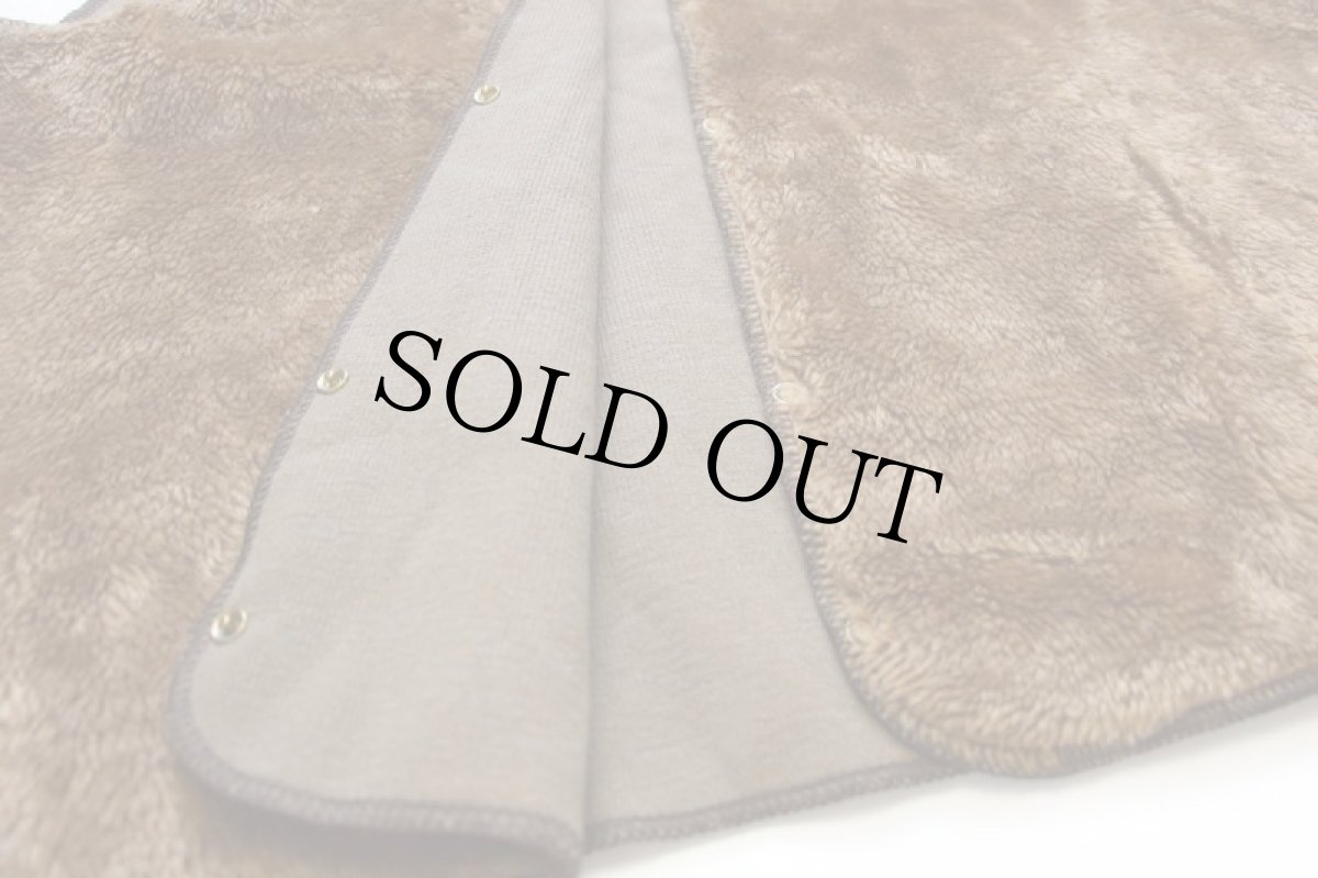 画像6: 90s 英国製 Barbourバブアー A297 パイルライナー ボア ベスト ブラウン C46★42 (6)