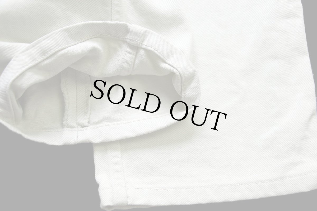 画像9: 90s USA製 Levi'sリーバイス 501 カラーデニムパンツ オフホワイト w36★ユーロ (9)