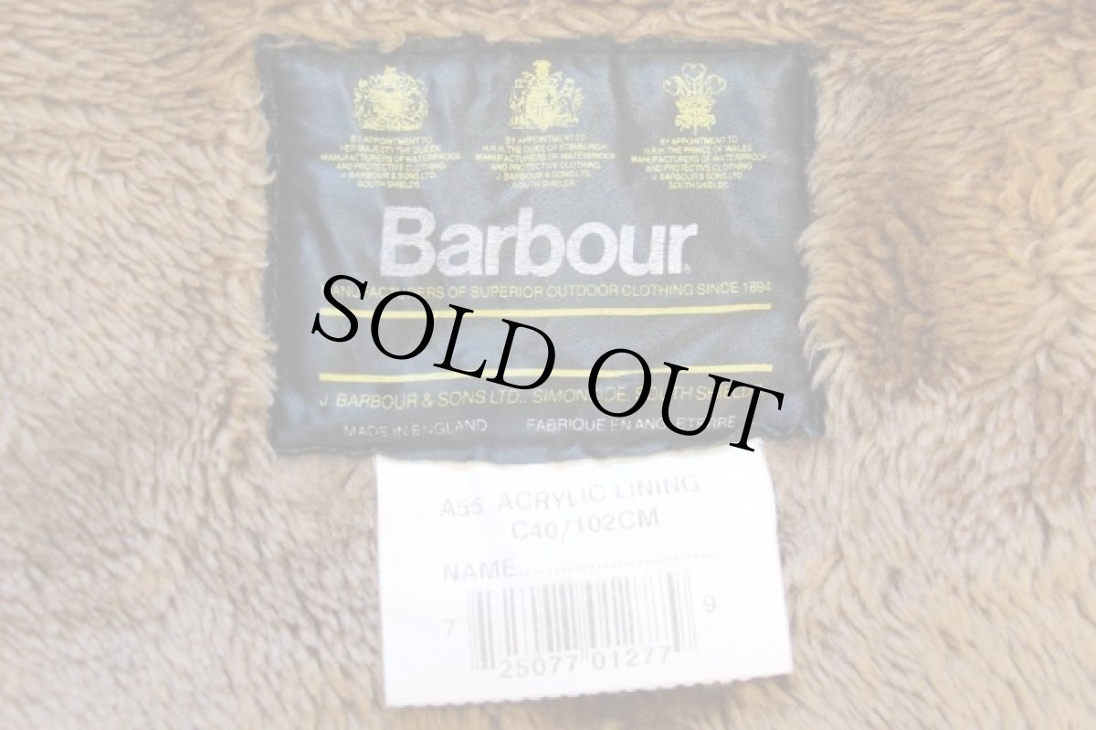 画像4: 90s 英国製 Barbourバブアー A55 パイルライナー ボア ベスト ブラウン C40★38 (4)