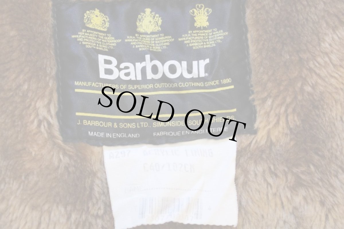 画像4: 90s 英国製 Barbourバブアー A297 パイルライナー ボア ベスト ブラウン C40★43 (4)