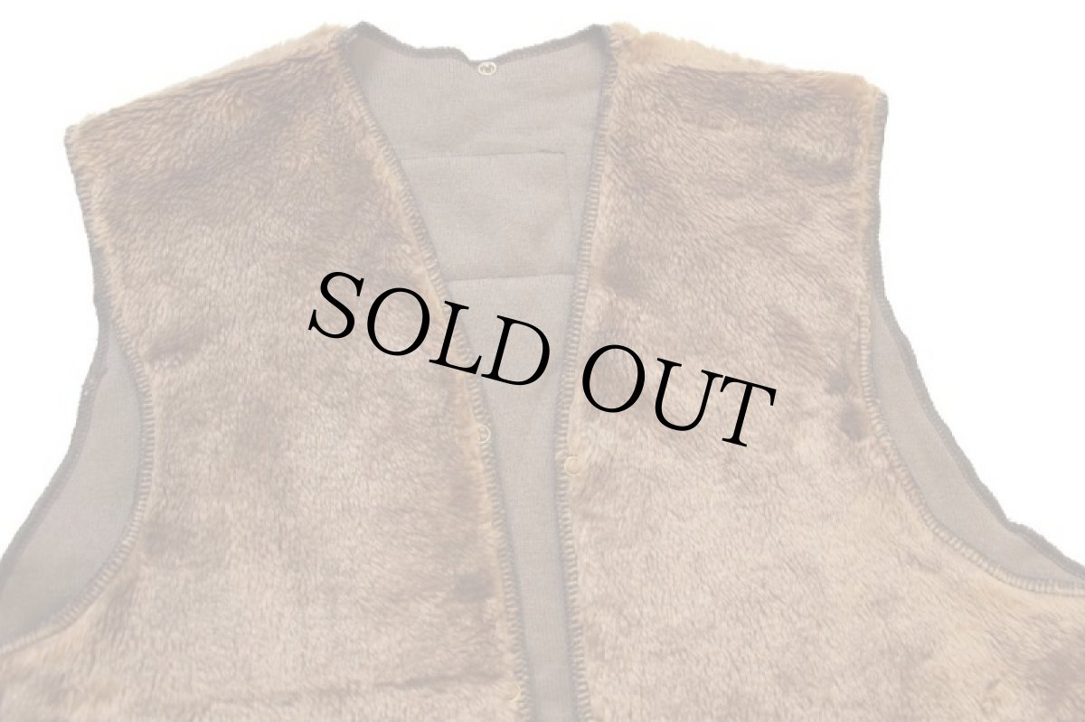 画像3: 90s 英国製 Barbourバブアー A297 パイルライナー ボア ベスト ブラウン C42★39 (3)