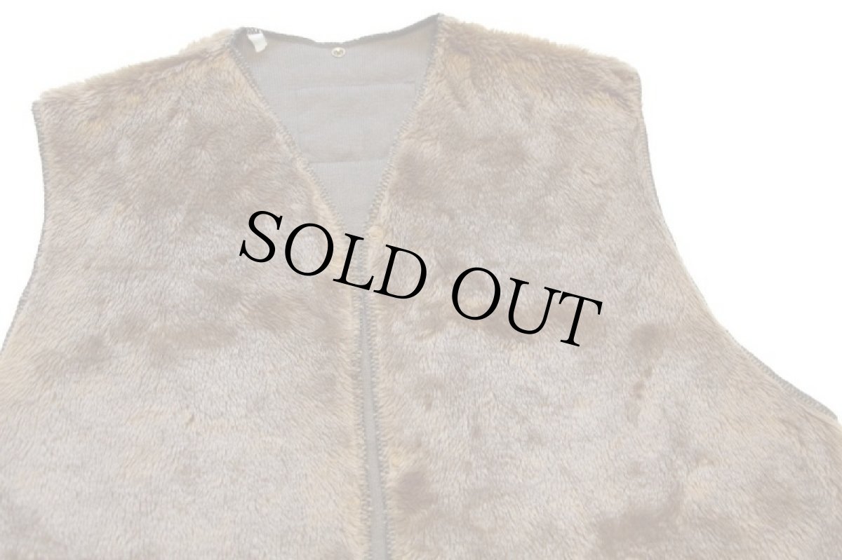 画像3: 90s 英国製 Barbourバブアー A55 パイルライナー ボア ベスト ブラウン C40★38 (3)