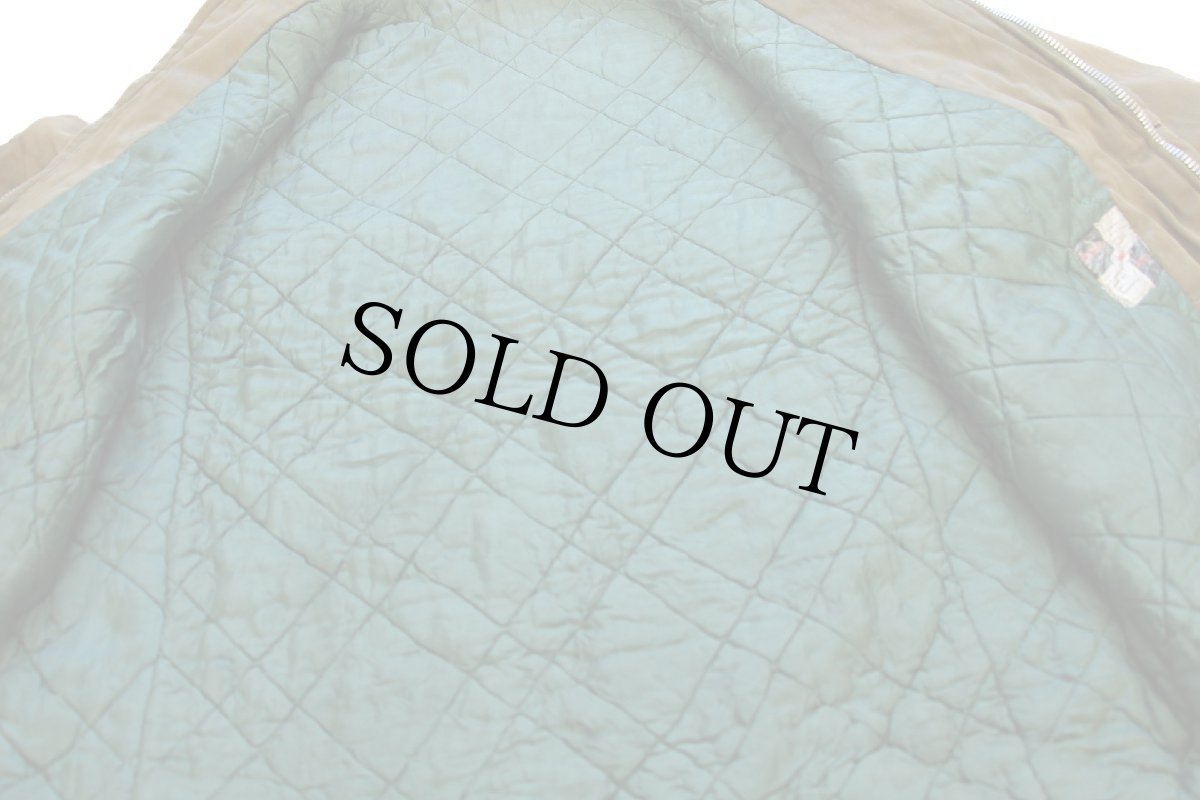 画像6: 60s Daroson 民間 B-9タイプ キルティングライナー フライトジャケット オリーブドラブ フェード (6)