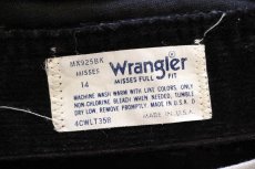 画像6: 80s USA製 Wranglerラングラー MX925BK コーデュロイパンツ 黒 14 (6)