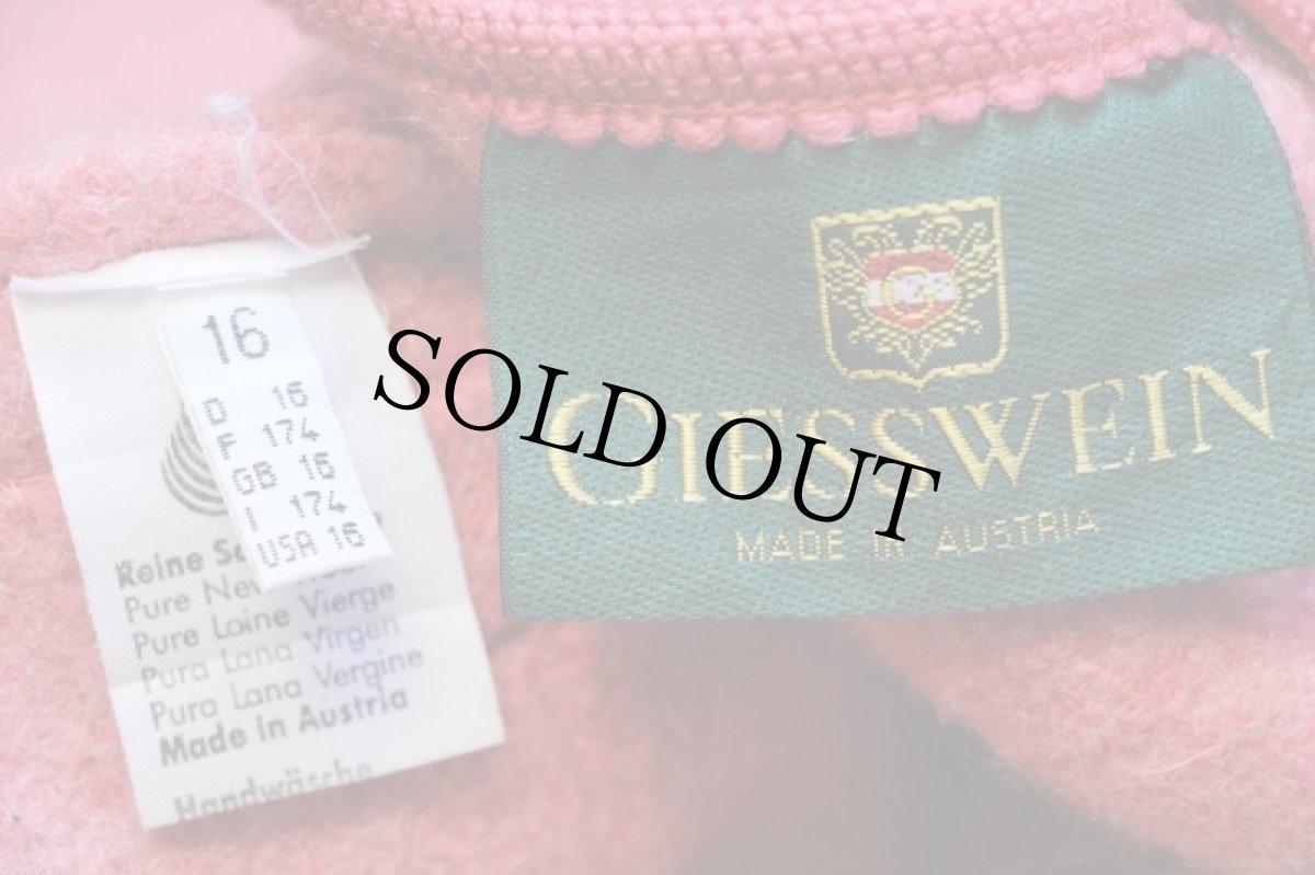 画像4: オーストリア製 GIESSWEIN ノーカラー チロリアン ボイルドウール ジャケット ピンク 16 (4)