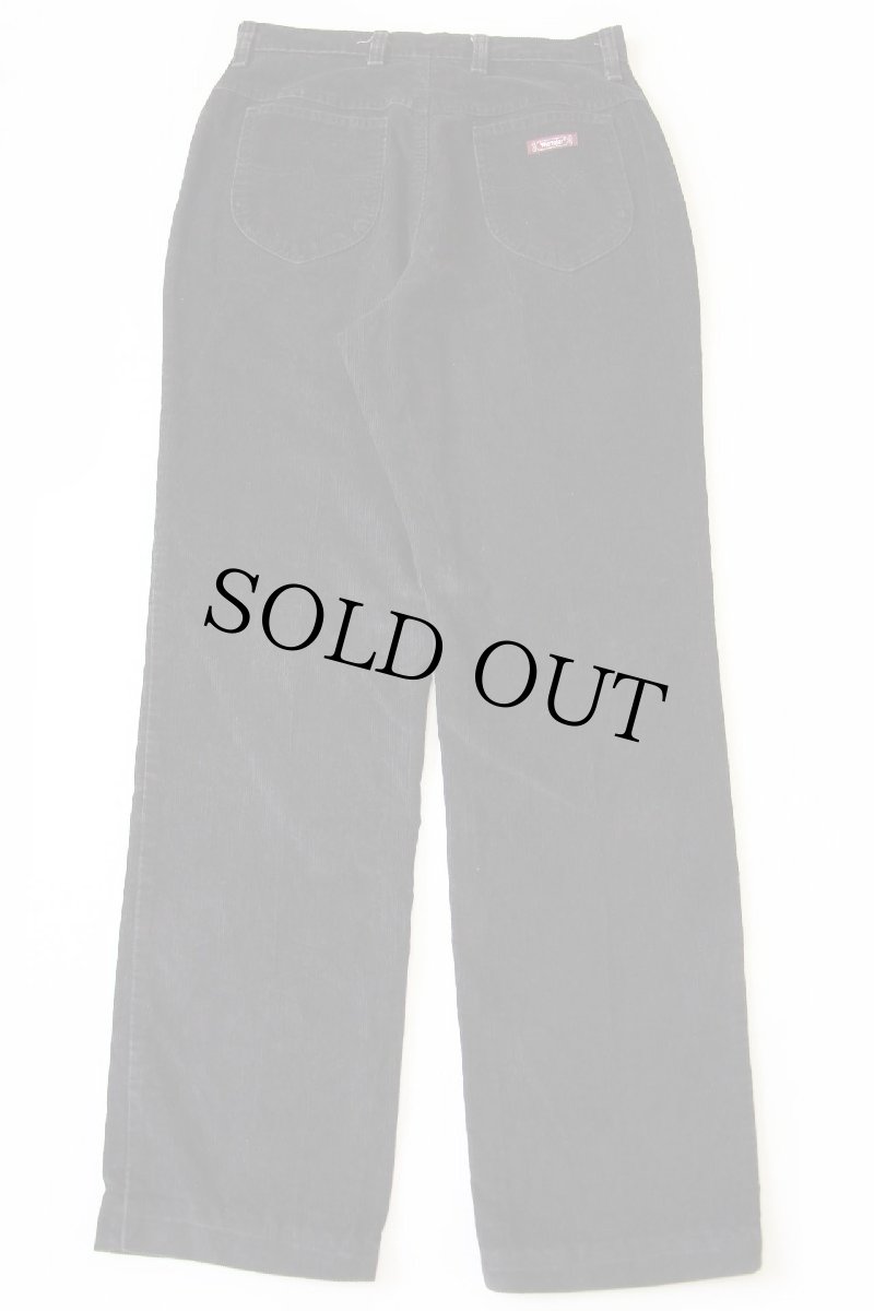 画像3: 80s USA製 Wranglerラングラー MX925BK コーデュロイパンツ 黒 14 (3)