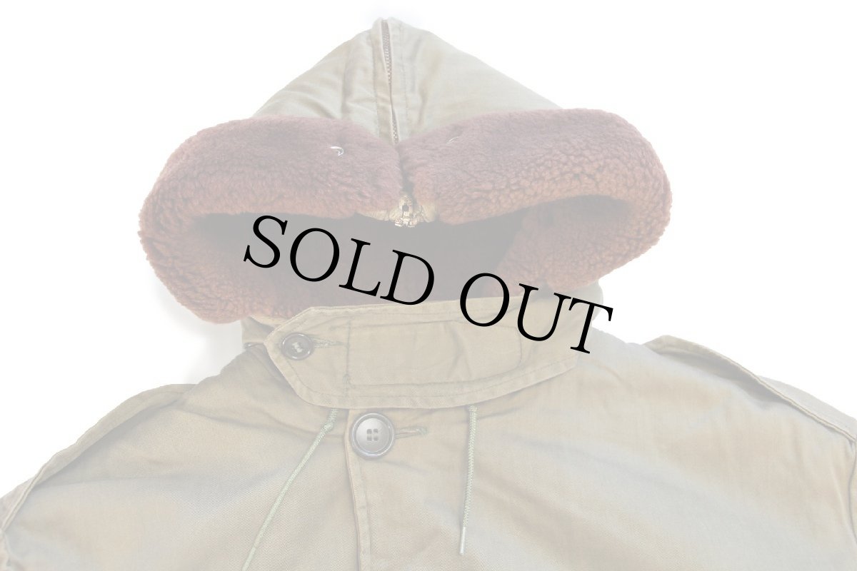 画像3: 60s Daroson 民間 B-9タイプ キルティングライナー フライトジャケット オリーブドラブ フェード (3)