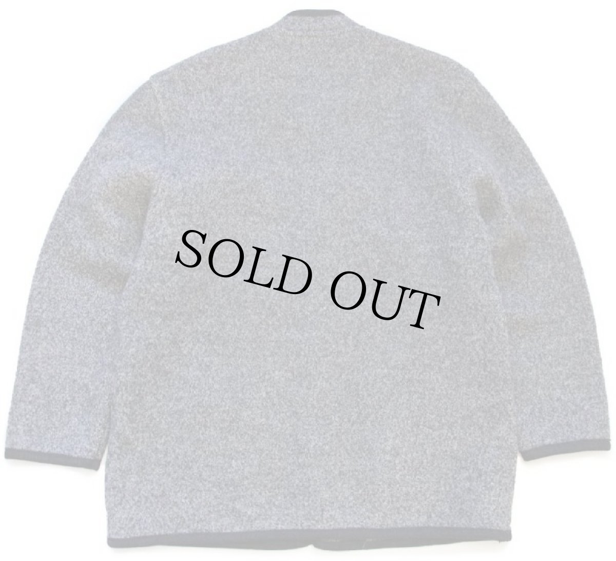 画像2: オーストリア製 GIESSWEIN 鹿角ボタン スタンドカラー チロリアン ボイルドウール ジャケット グレー ミックス 48 (2)