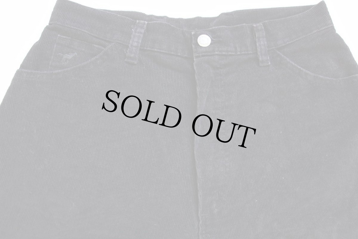 画像4: 80s USA製 Wranglerラングラー MX925BK コーデュロイパンツ 黒 14 (4)