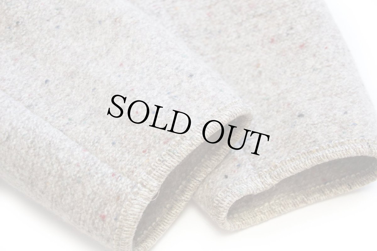 画像8: オーストリア製 GIESSWEIN 風景柄 アップリケ アート ネップ入り スタンドカラー チロリアン ボイルドウール ジャケット 40 (8)