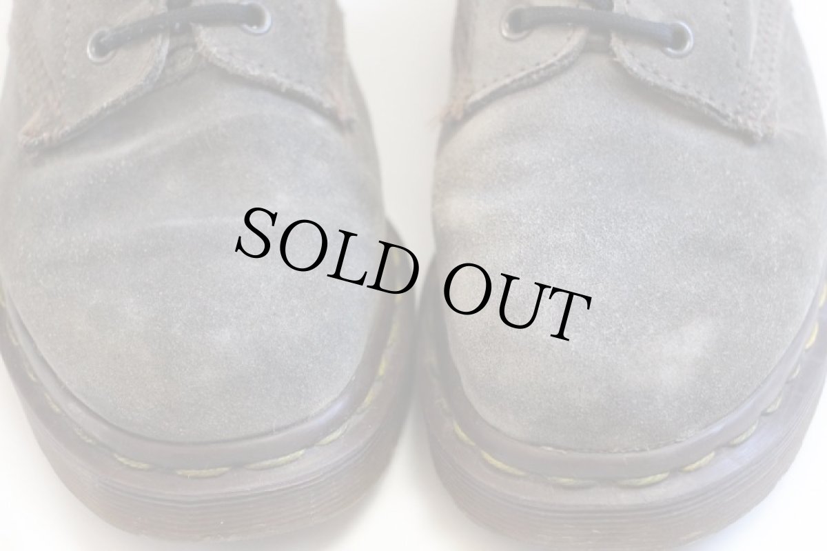 画像7: 英国製 DR.MARTENSドクターマーチン スエードレザー 8ホールブーツ グレー UK5 (7)