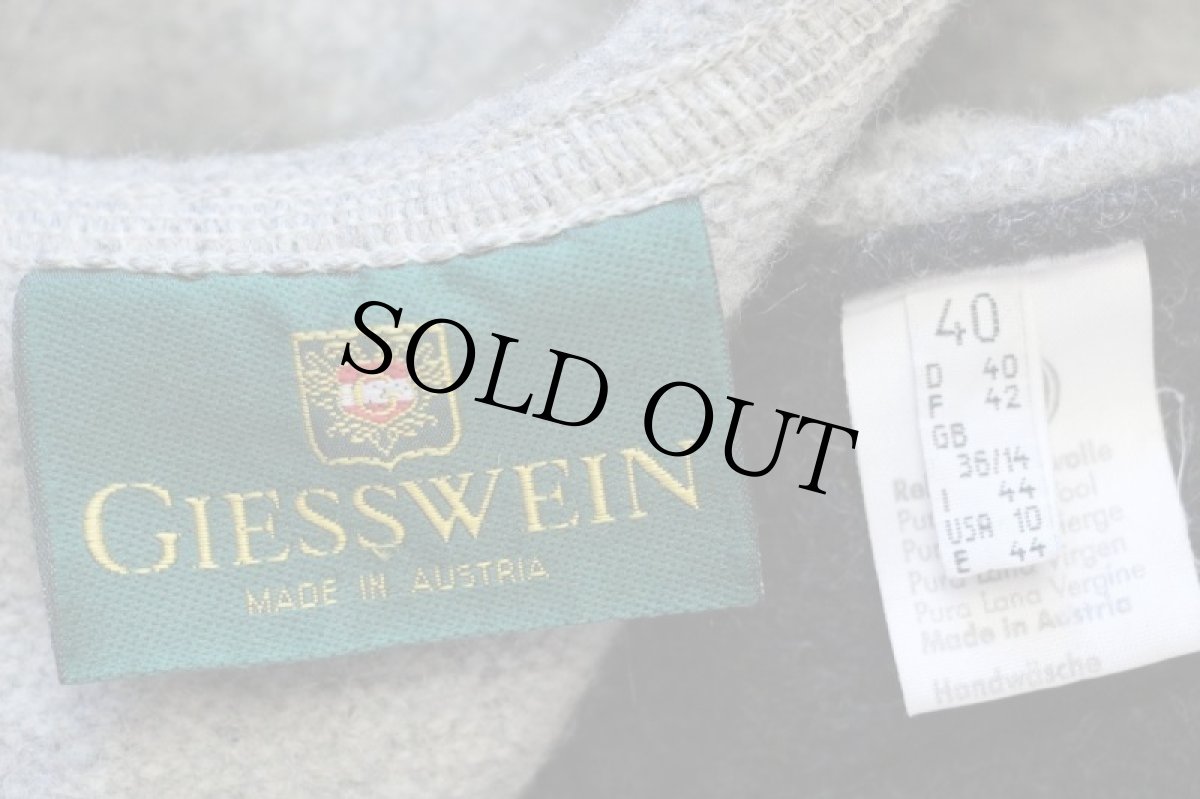 画像4: オーストリア製 GIESSWEIN 風景柄 アップリケ アート チロリアン ボイルドウール ジップパーカー カスタム 40 (4)