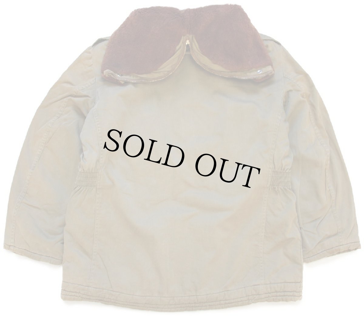 画像2: 60s Daroson 民間 B-9タイプ キルティングライナー フライトジャケット オリーブドラブ フェード (2)