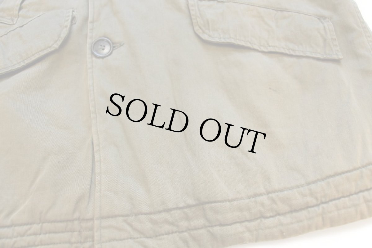 画像8: 60s Daroson 民間 B-9タイプ キルティングライナー フライトジャケット オリーブドラブ フェード (8)