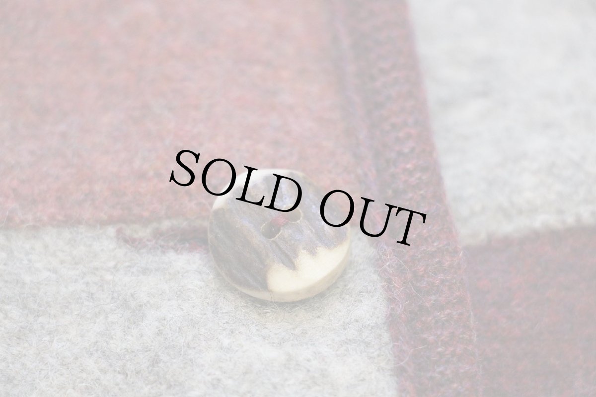 画像5: オーストリア製 SIGI SCHEIBER アップリケ パネル切り替え 鹿角ボタン ノーカラー チロリアン ボイルドウール ジャケット 40 (5)