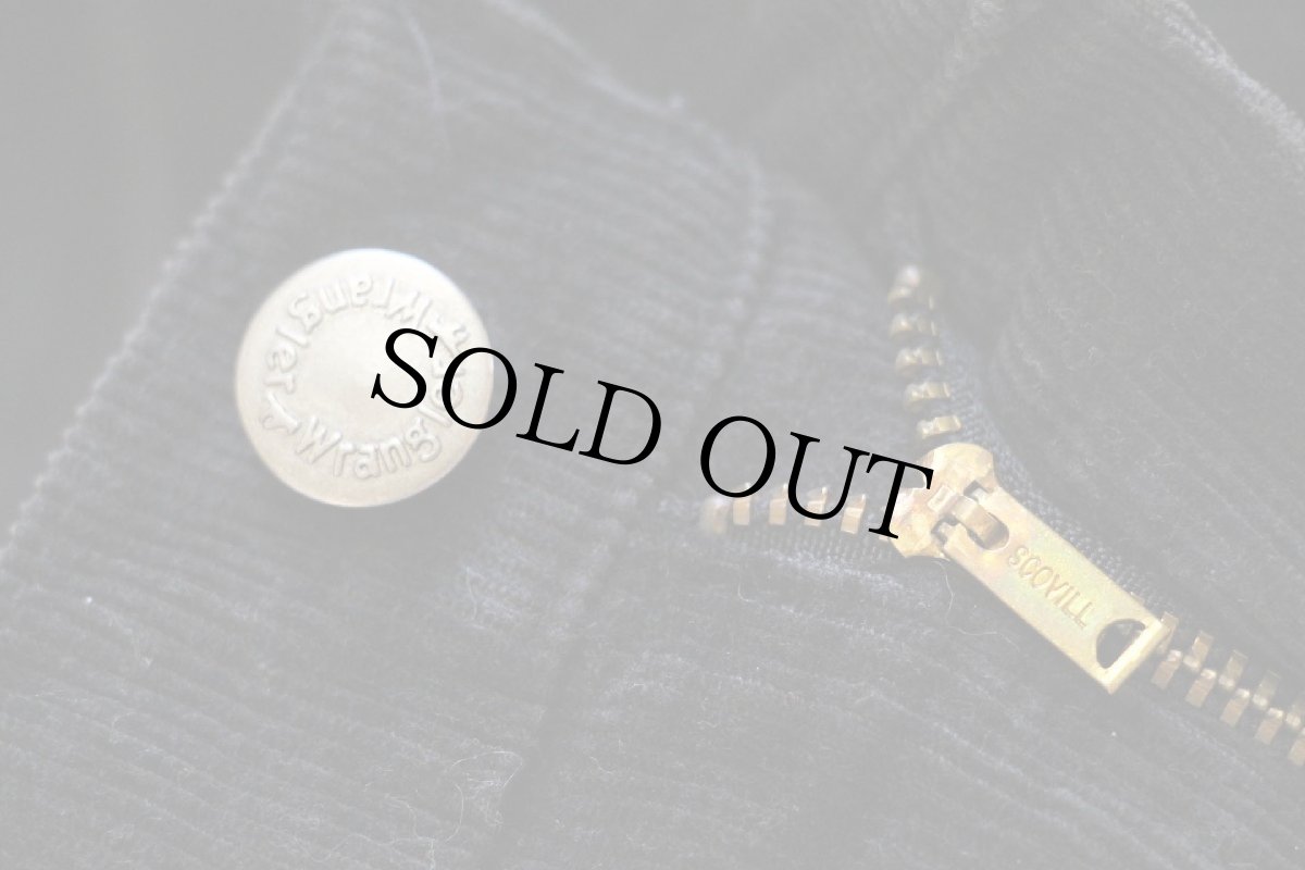 画像7: 80s USA製 Wranglerラングラー MX925BK コーデュロイパンツ 黒 14 (7)