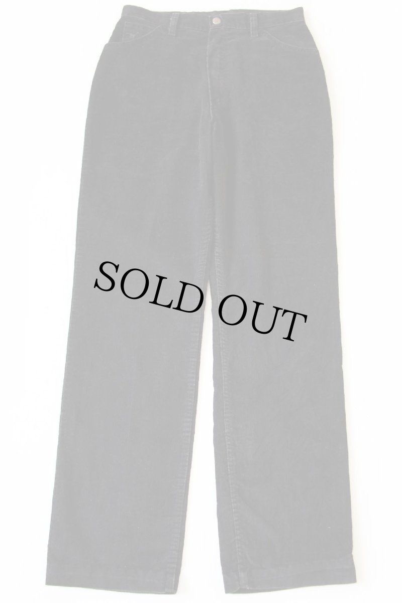 画像2: 80s USA製 Wranglerラングラー MX925BK コーデュロイパンツ 黒 14 (2)