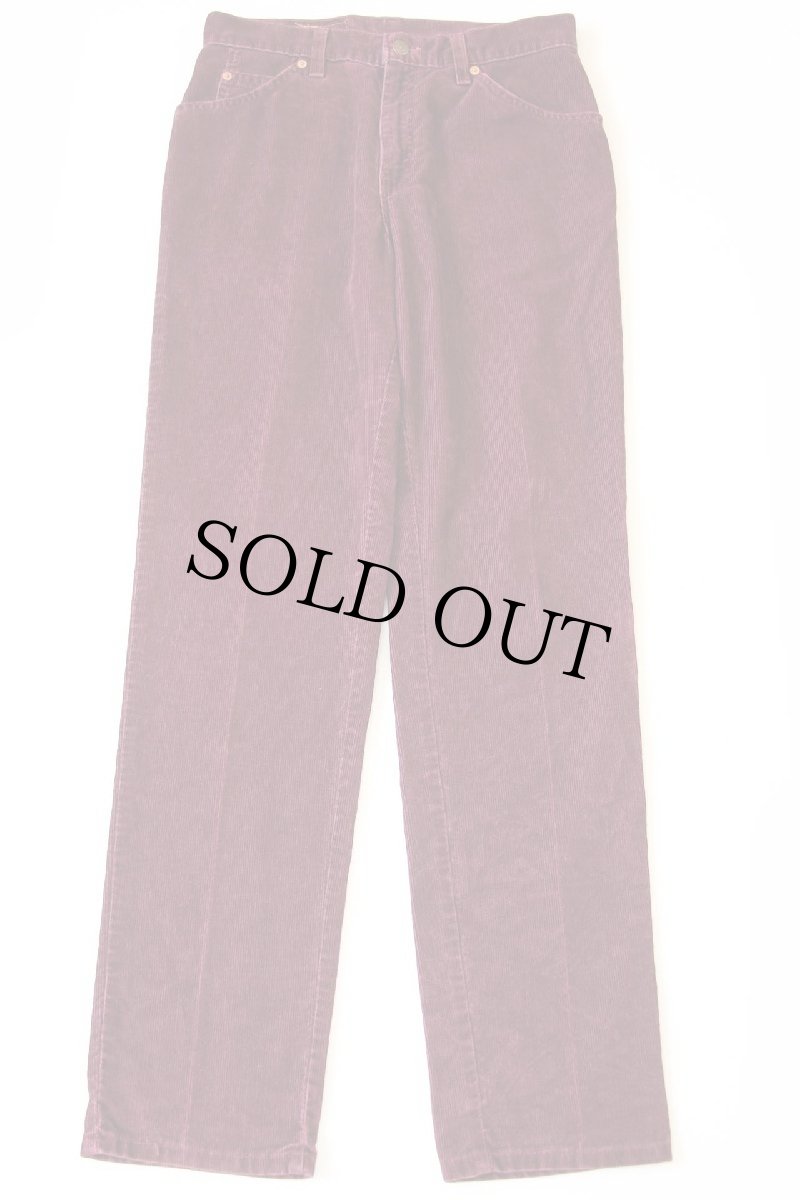 画像2: 90s USA製 Levi'sリーバイス 910 コーデュロイパンツ ワインレッド 9 JR. M (2)