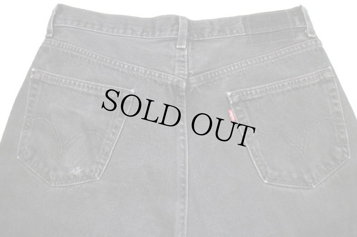 画像5: 00s USA製 Levi'sリーバイス 505 ブラック デニムパンツ w36 L32★SDP2296 (5)