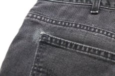 画像8: 90s カナダ製 Levi'sリーバイス 619 ブラック デニムパンツ フェード w38 L32★SDP2302 (8)