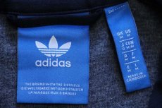 画像4: adidasアディダス トレフォイル ロゴ刺繍 トラックジャケット 紺×赤 M★ジャージ (4)