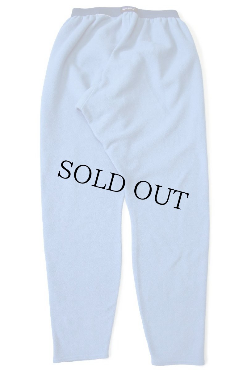 画像3: 00s フランス製 patagoniaパタゴニア CAPILENEキャプリーン インナー フリースパンツ 水色 XL (3)