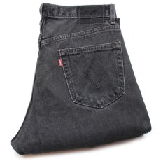 画像1: 00s USA製 Levi'sリーバイス 505 ブラック デニムパンツ w36 L32★SDP2296 (1)