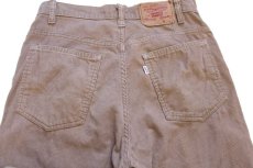 画像5: 80s USA製 Levi'sリーバイス 517 コーデュロイパンツ ベージュ w32 L32★ブーツカット (5)