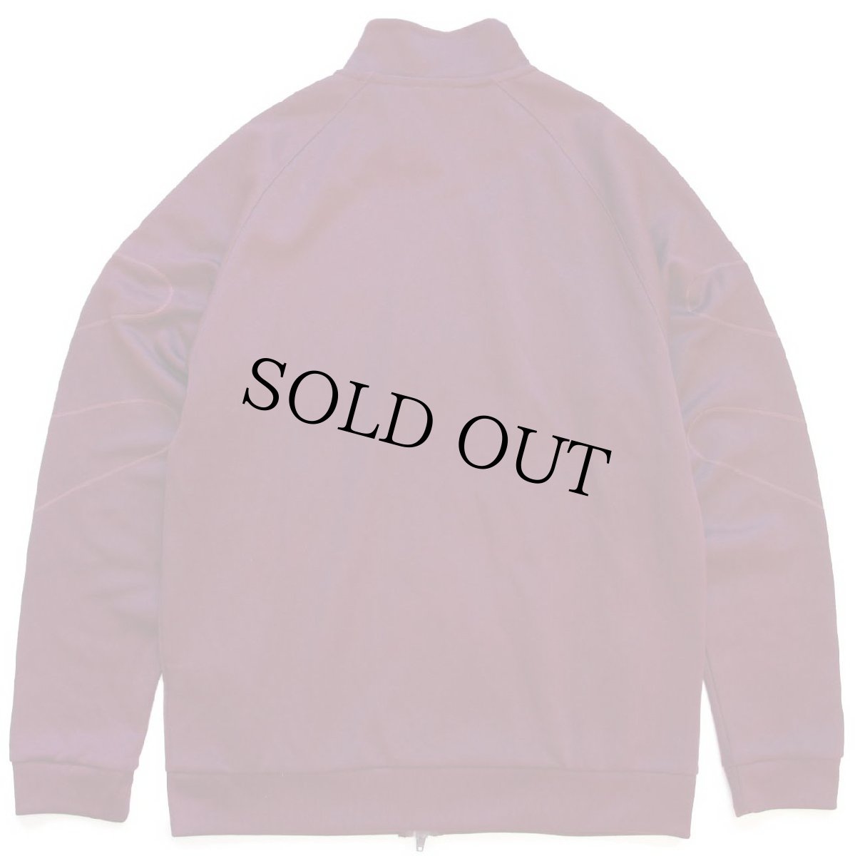 画像2: adidasアディダス FLAMESTRK トレフォイル ロゴ刺繍 トラックジャケット バーガンディ×白 S★ジャージ (2)