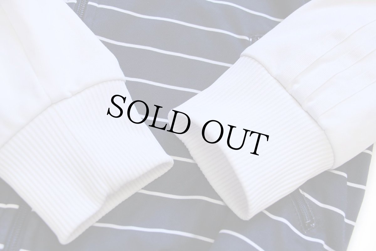 画像6: 00s adidasアディダス トレフォイル ロゴ刺繍 グラデーション ボーダー 切り替え ハイネック トラックジャケット M★ジャージ (6)