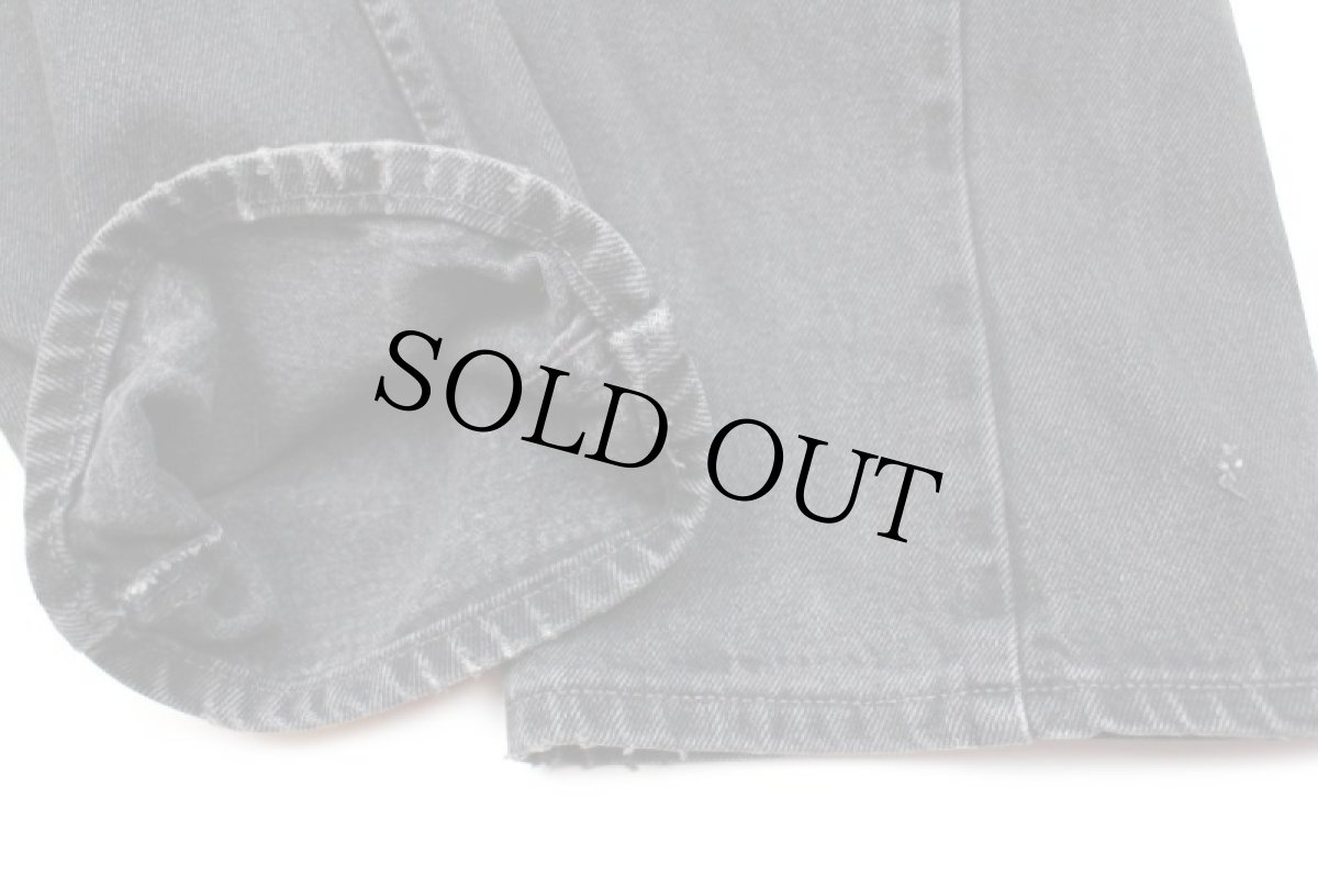 画像9: 00s USA製 Levi'sリーバイス 505 ブラック デニムパンツ w36 L32★SDP2296 (9)