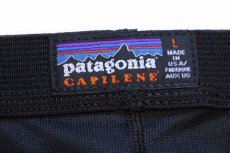 画像6: 00s USA製 patagoniaパタゴニア CAPILENEキャプリーン インナーパンツ 黒 L (6)