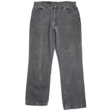 画像2: 90s カナダ製 Levi'sリーバイス 619 ブラック デニムパンツ フェード w38 L32★SDP2302 (2)