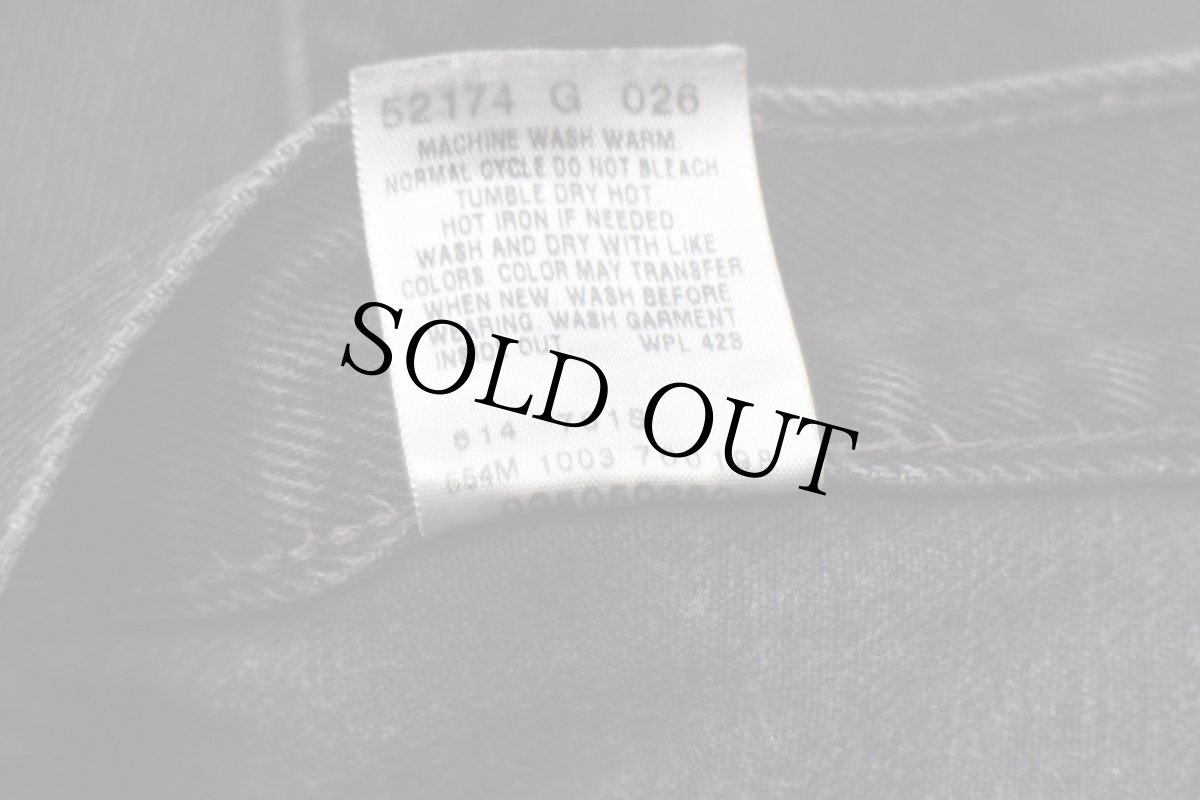 画像7: 00s USA製 Levi'sリーバイス 505 ブラック デニムパンツ w36 L32★SDP2296 (7)