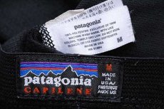 画像6: 00s USA製 patagoniaパタゴニア CAPILENEキャプリーン インナーパンツ 黒 M (6)