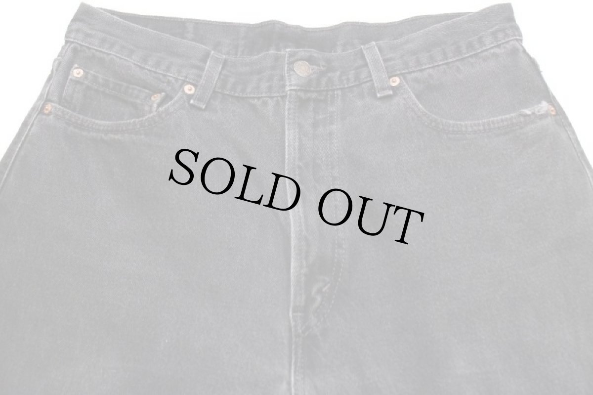 画像4: 00s USA製 Levi'sリーバイス 505 ブラック デニムパンツ w36 L32★SDP2296 (4)