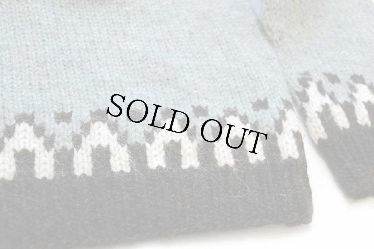 画像5: Fold Anna ハンドメイド 丸ヨーク ノルディック柄 ウールニット セーター (5)