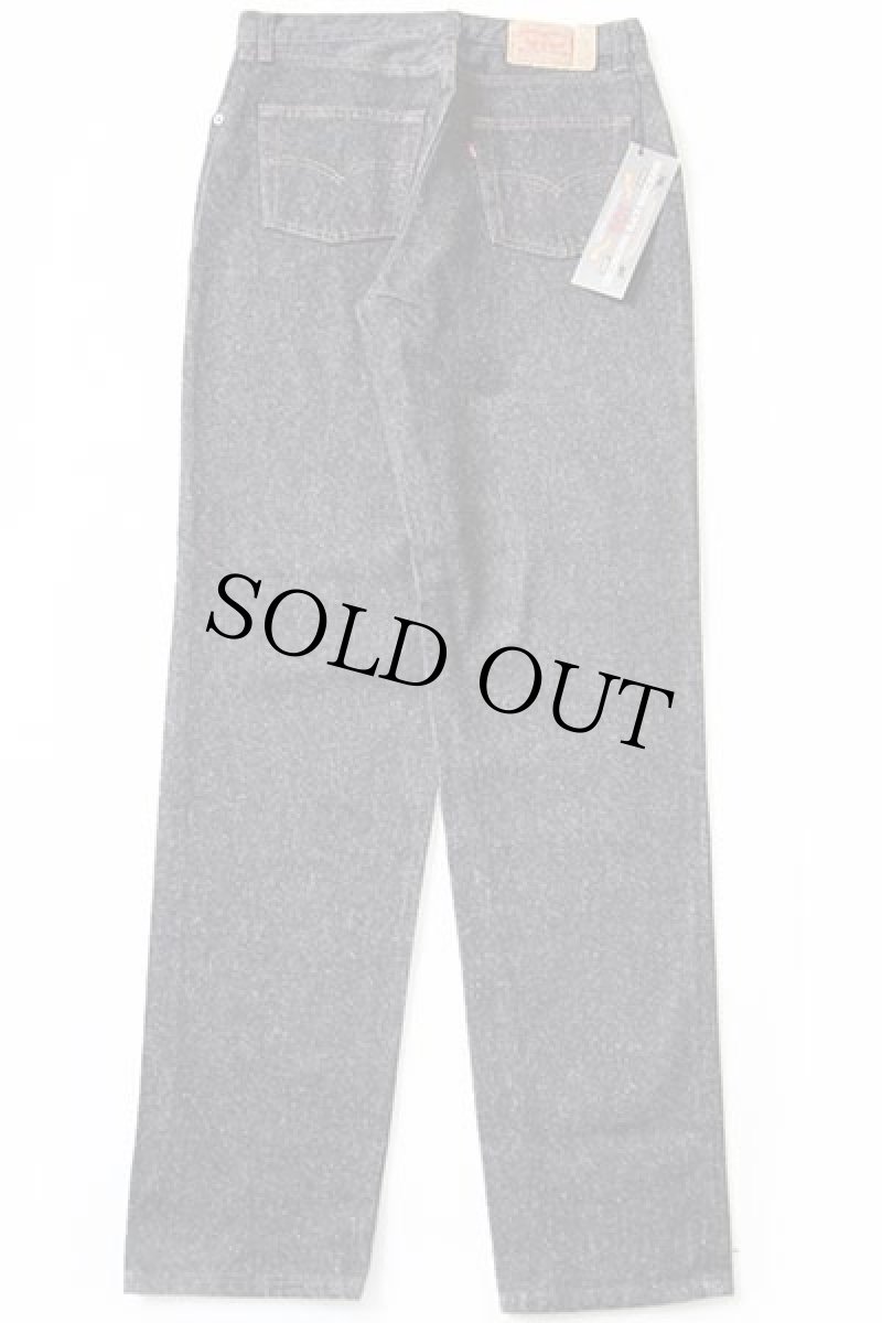 画像3: デッドストック★90s USA製 Levi'sリーバイス 901 先染め ブラック デニムパンツ w32 L32★501 (3)