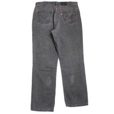 画像3: 90s カナダ製 Levi'sリーバイス 619 ブラック デニムパンツ フェード w38 L32★SDP2302 (3)