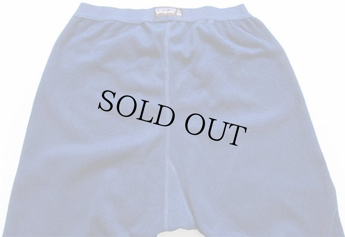 画像5: 90s USA製 patagoniaパタゴニア CAPILENEキャプリーン インナー フリースパンツ 青 M (5)