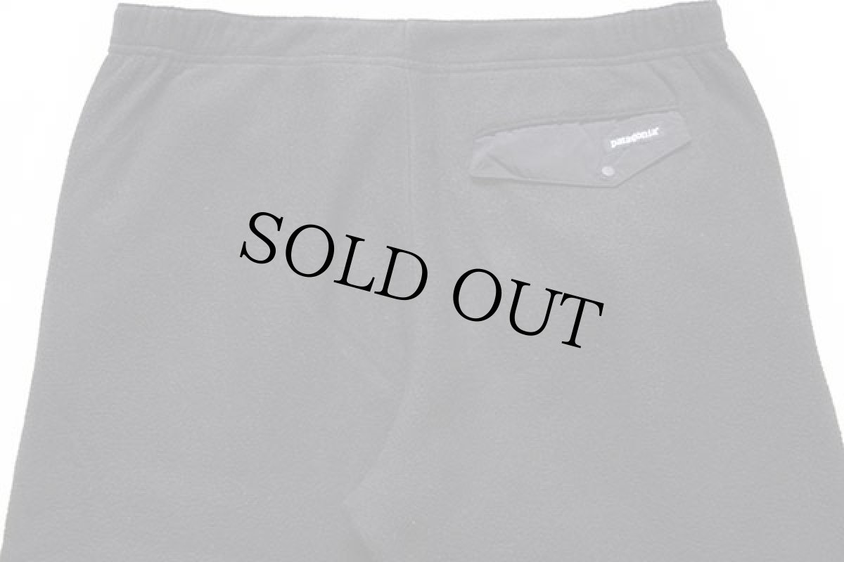 画像5: 00s メキシコ製 patagoniaパタゴニア シンチラ フリースパンツ 黒 M (5)