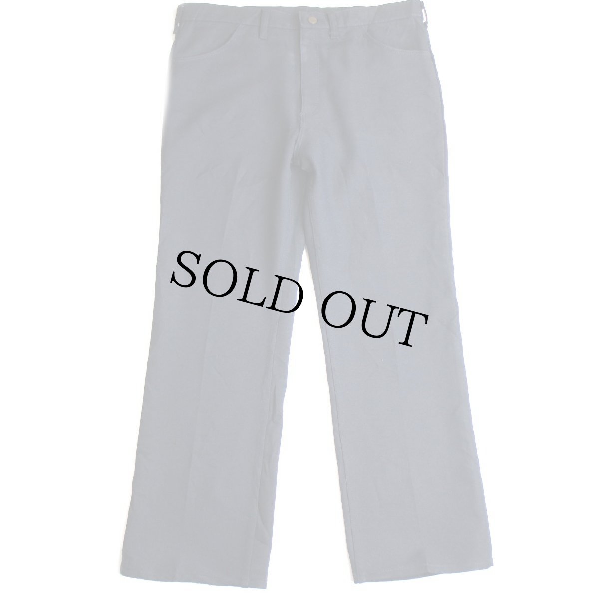 画像2: 80s USA製 Wranglerラングラー 82NV ランチャードレスジーンズ ポリエステルパンツ ネイビー w38 L30★01 スタプレ (2)