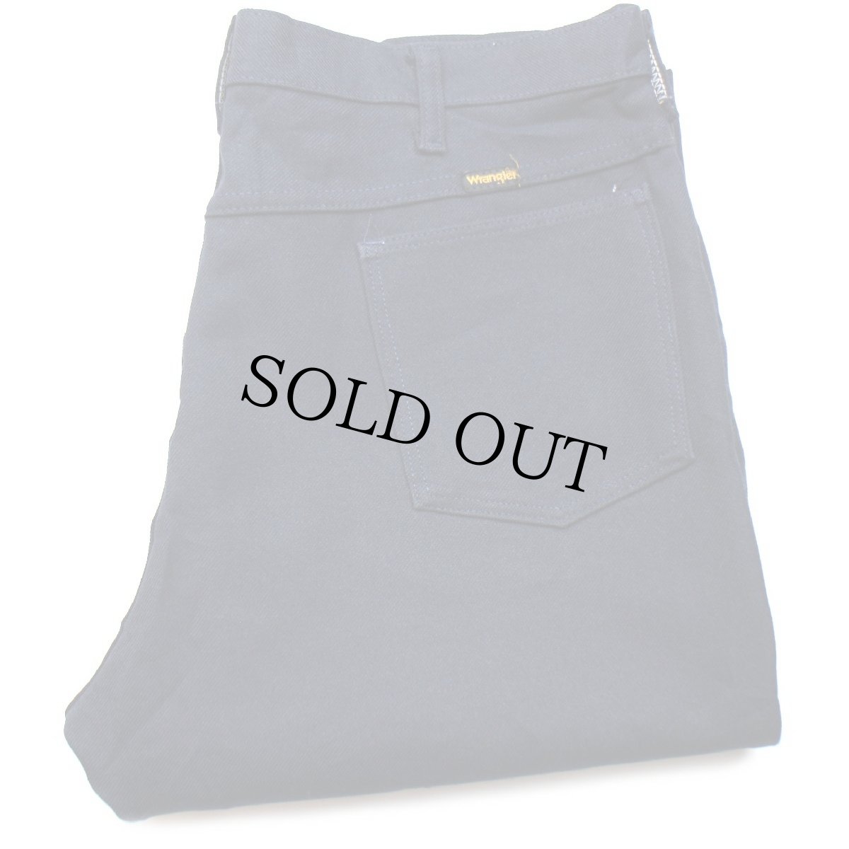 画像1: 80s USA製 Wranglerラングラー 82NV ランチャードレスジーンズ ポリエステルパンツ ネイビー w38 L30★01 スタプレ (1)