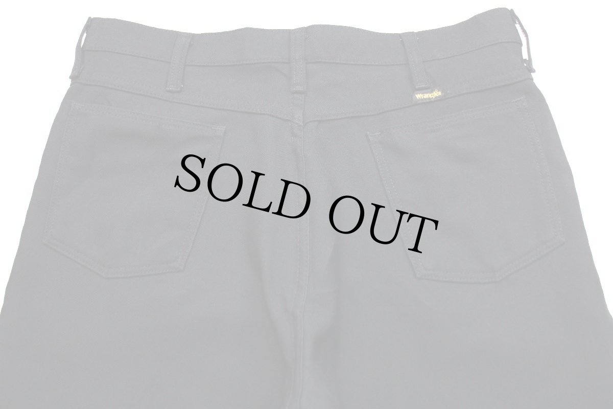 画像5: 90s USA製 Wranglerラングラー 82BK ランチャードレスジーンズ ポリエステルパンツ ブラック w36 L30★42 スタプレ (5)