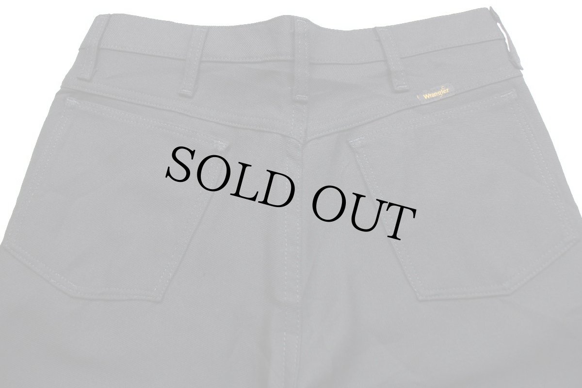 画像5: 00s メキシコ製 Wranglerラングラー 82BK ランチャードレスジーンズ ポリエステルパンツ ブラック w33 L30★50 スタプレ (5)