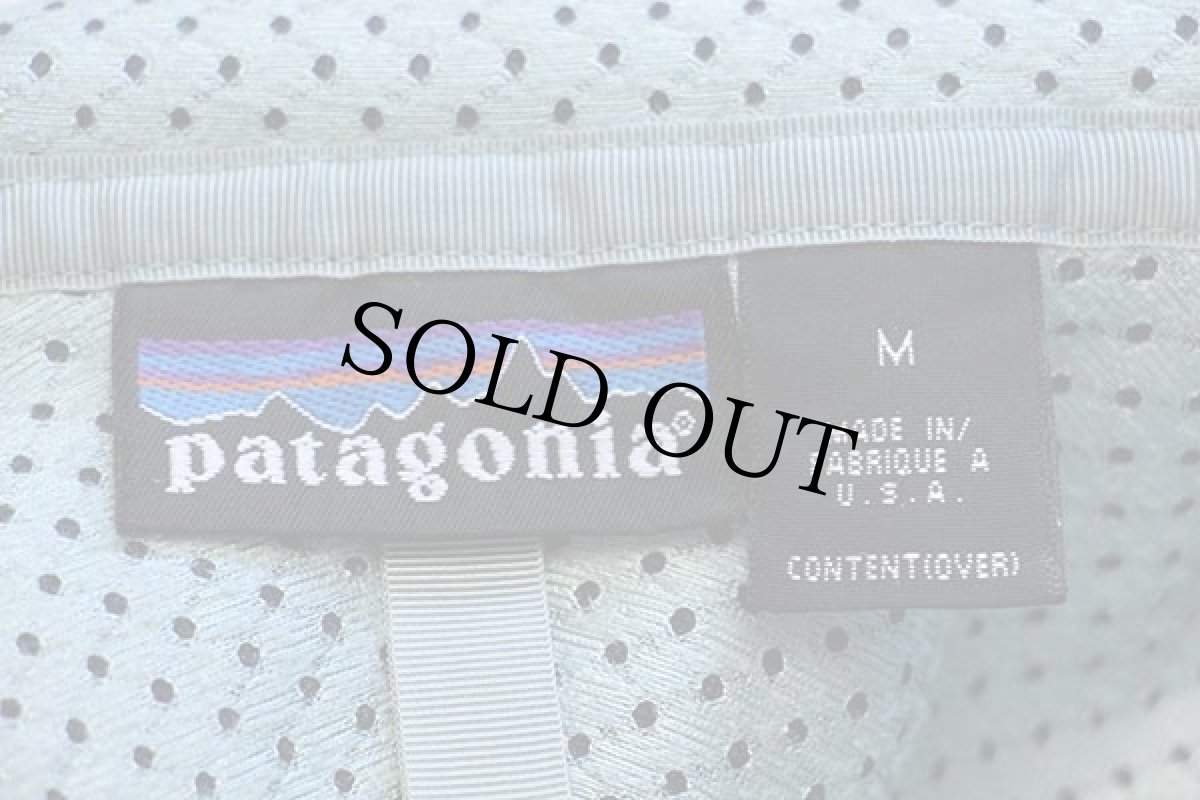 画像4: 90s USA製 patagoniaパタゴニア レトロカーディガン パイル フリースジャケット 紺 M (4)