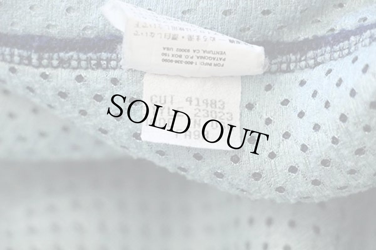 画像5: 90s USA製 patagoniaパタゴニア レトロカーディガン パイル フリースジャケット 紺 M (5)