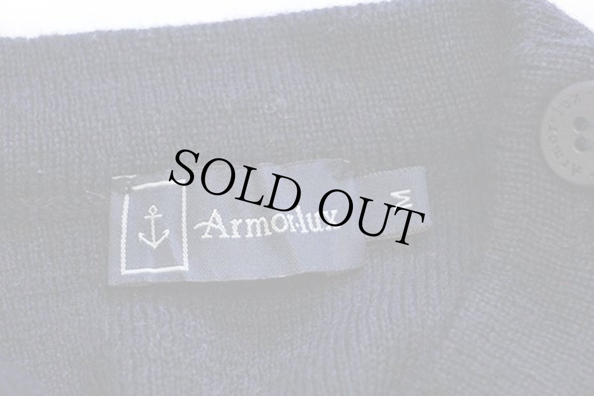 画像4: Armor-lux ボーダー ウールニット マリンセーター ネイビー×ホワイト M (4)