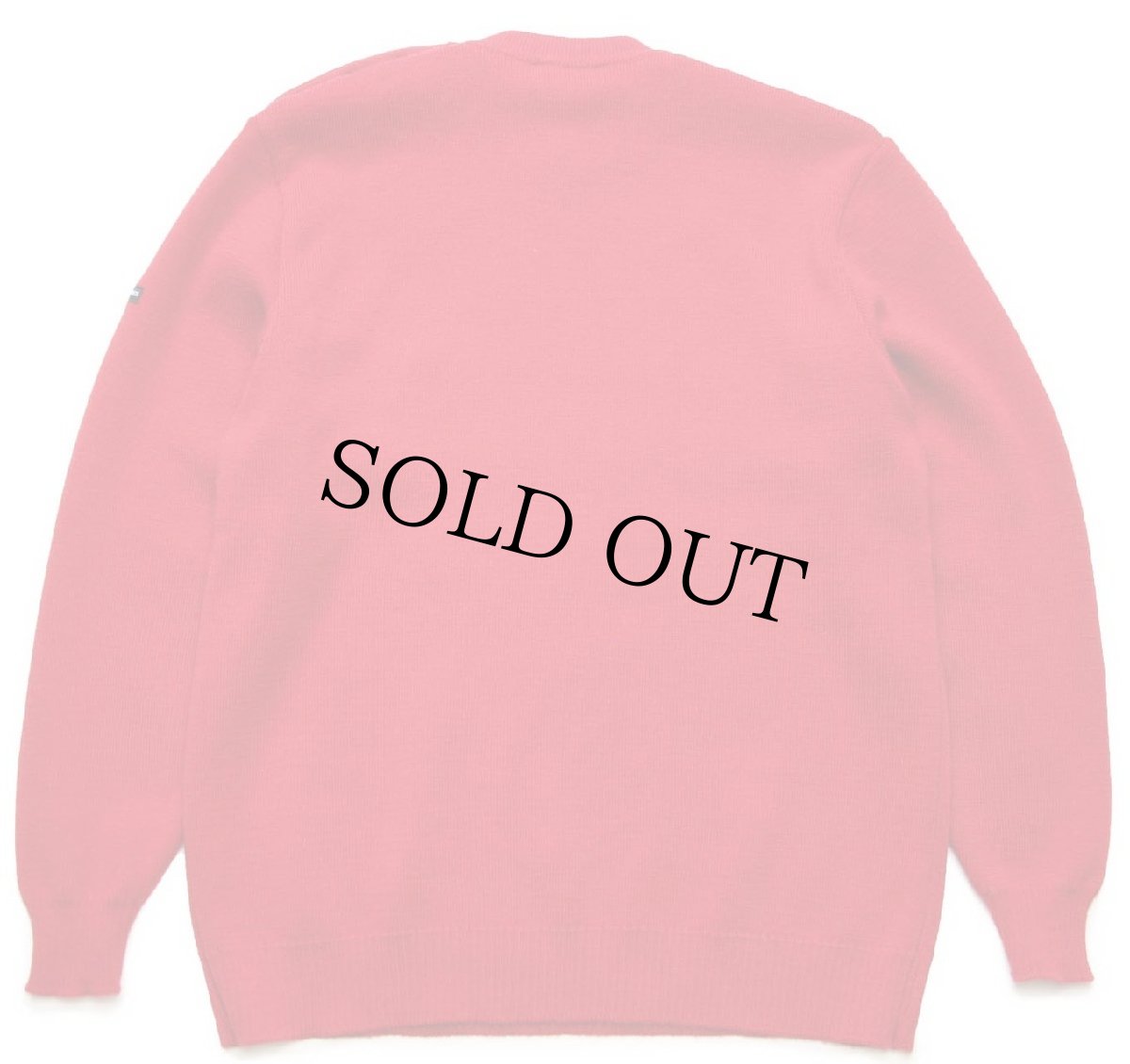 画像2: 90s フランス製 SAINT JAMESセントジェームス 無地 ウールニット マリンセーター 濃赤 L (2)